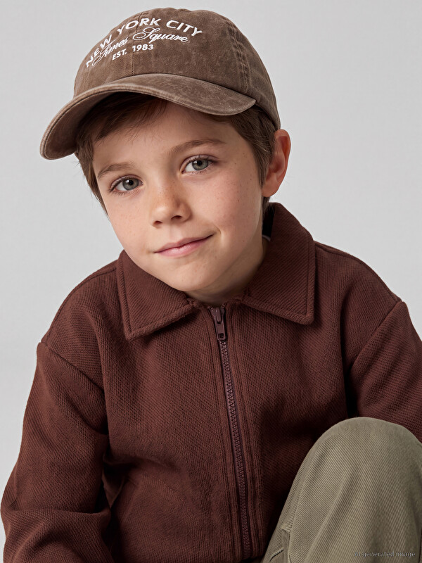 LCW Kids Boys' Zippered Cardigan