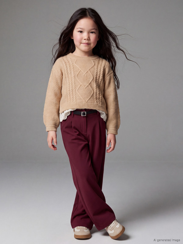 LCW Kids Kız Çocuk Gabardin Pantolon