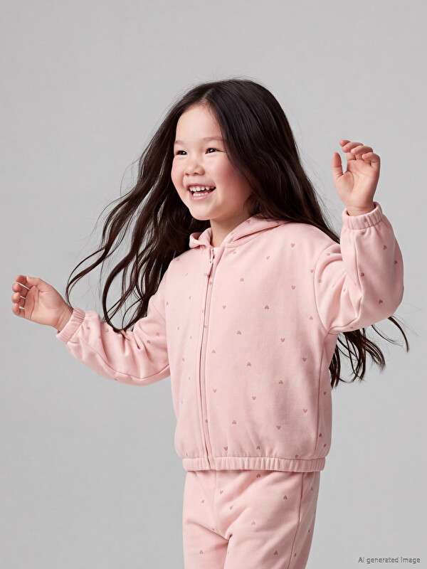 LCW Kids Hooded Girls' Sweatshirt
