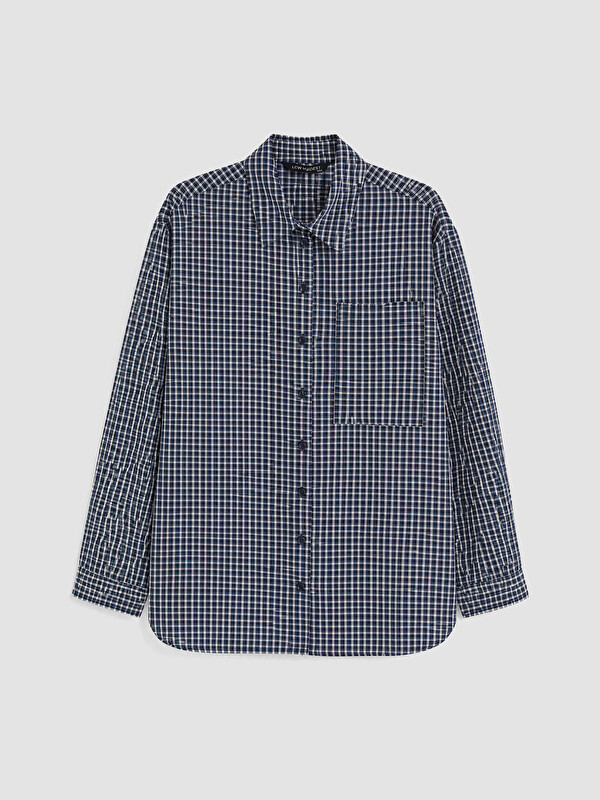 LCW Modest Woman Navy Shirt