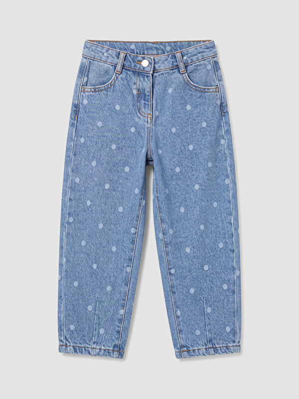 LCW Kids Balloon Fit Kız Çocuk Jean Pantolon