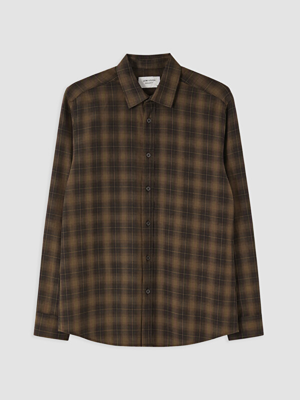 LCW Vision Regular Fit Plaid Twill Men's Shirt