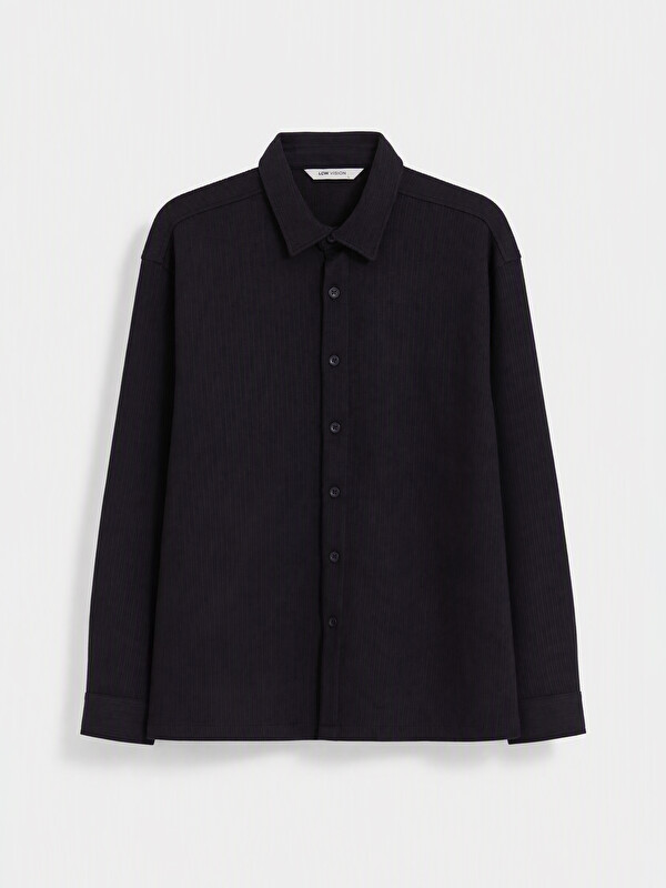 LCW Vision Standard Fit Men's Textured Shirt