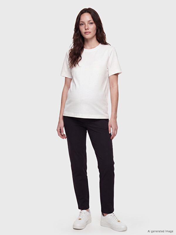 LCWAIKIKI Maternity Belly Paneled Maternity Trousers