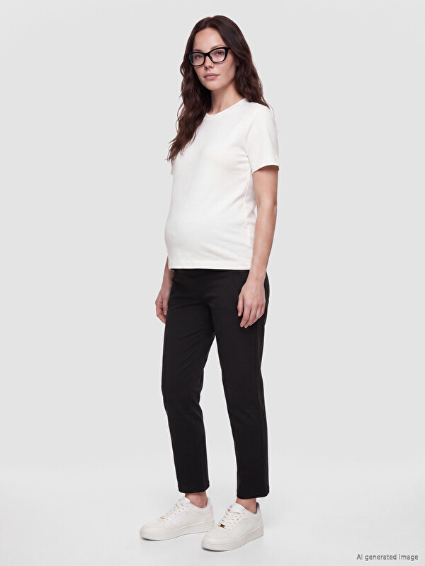 LCWAIKIKI Maternity Труднички панталони со панел за стомак