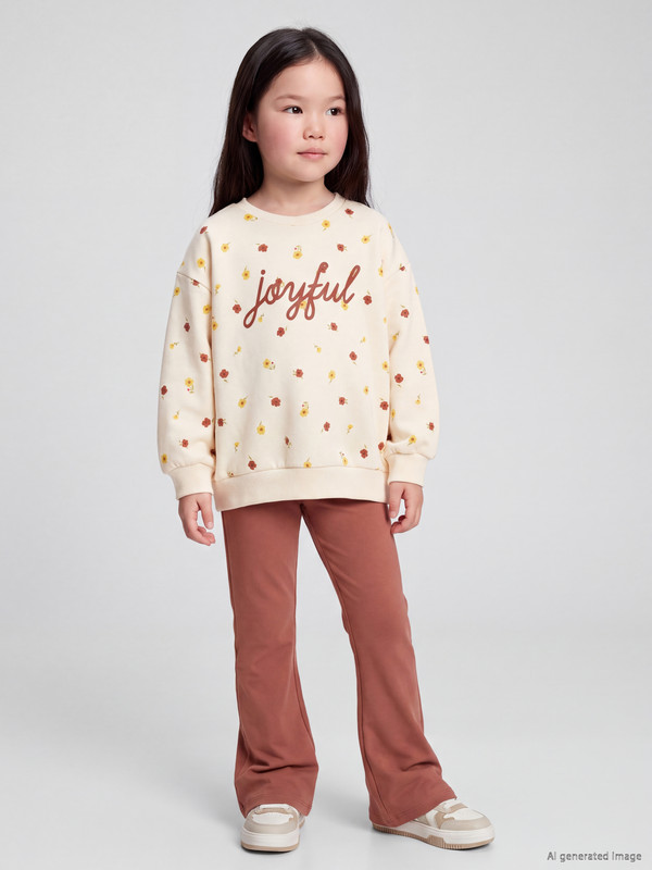 LCW Kids Floral Girls' Thick Set