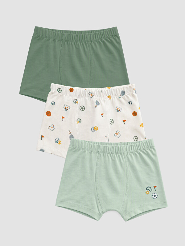 LCW Kids Erkek Çocuk Boxer 3'lü