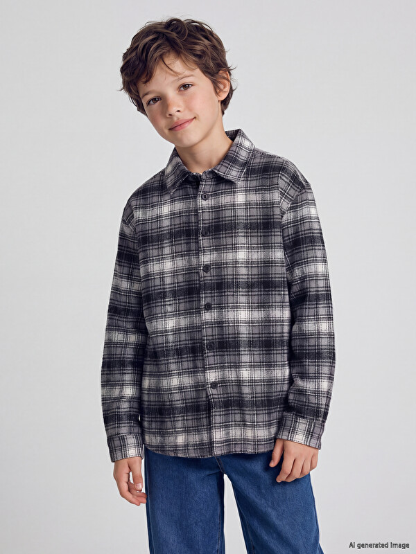 LCW Kids Plaid Boys' Shirt