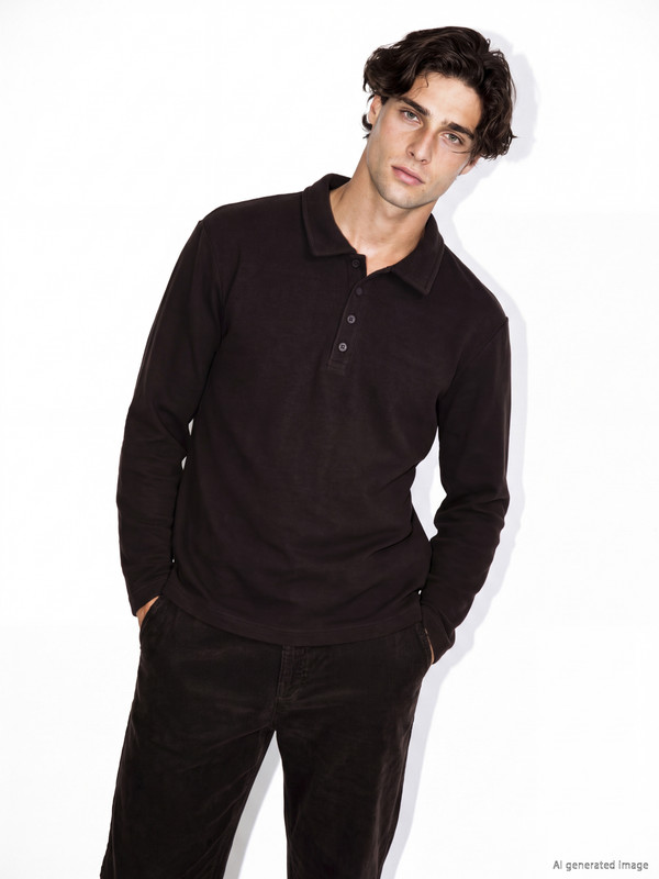 LCW Vision Polo Collar Men's Sweatshirt