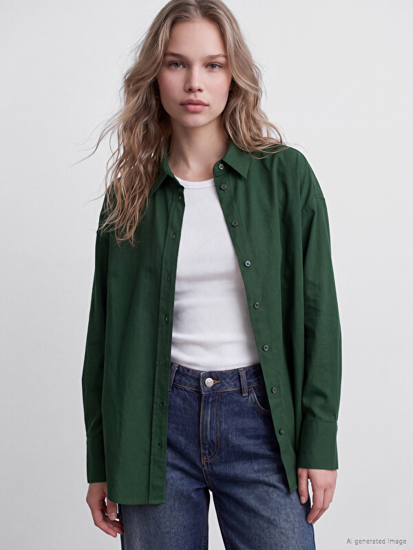 LCW Vision Oversize Women's Shirt