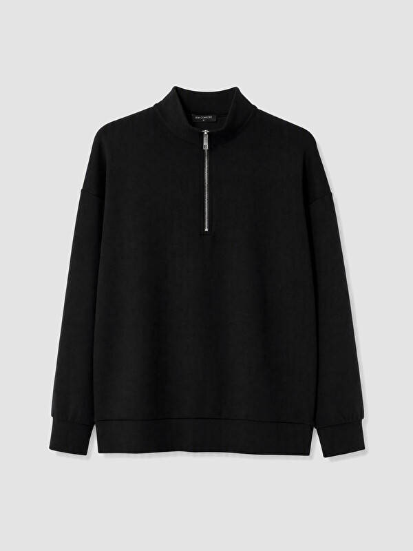 LCW Comfort Dik Yaka Soft Touch Kadın Sweatshirt