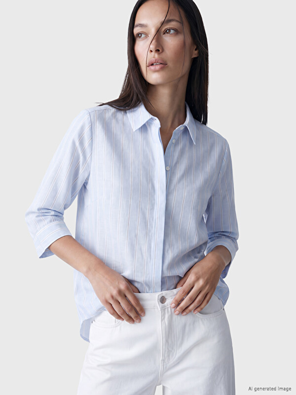 LCW EVERYDAY Striped Women's Shirt