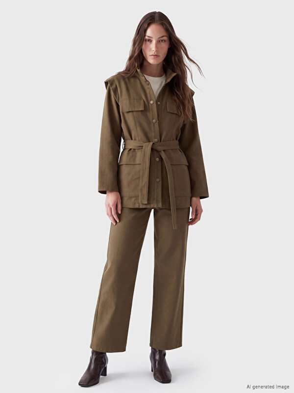 LCW Modest Wideleg Kadın Jean Pantolon