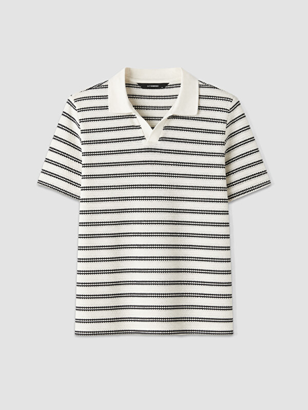 LC WAIKIKI Polo Yaka Çizgili Erkek Tişört