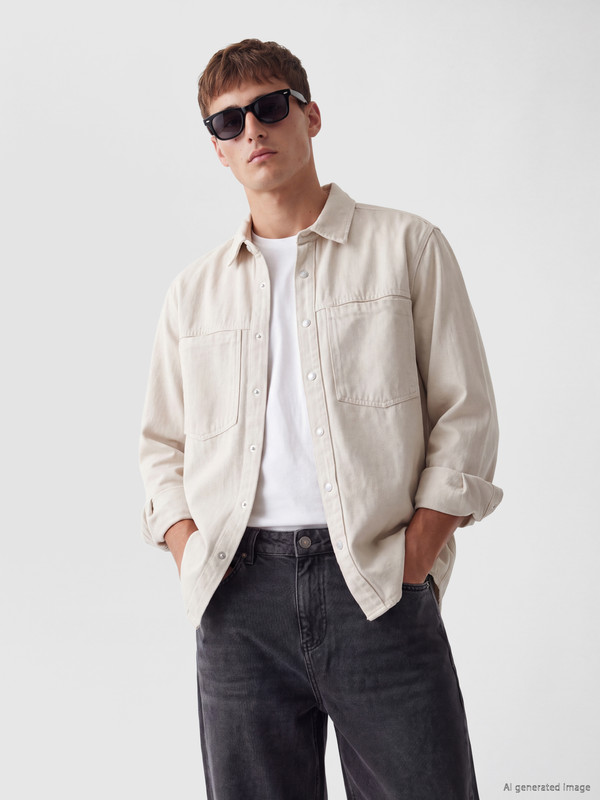 LCW Jeans Relax Fit Men's Jean Shirt