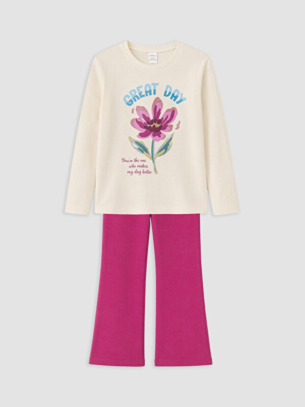 LCW Kids Girl Ecru Set