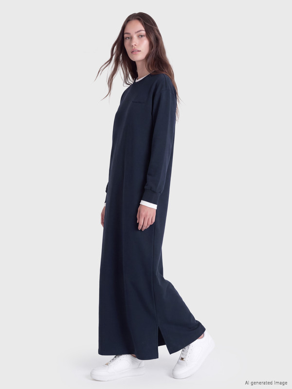 LCW Modest A Form Sweat Dress