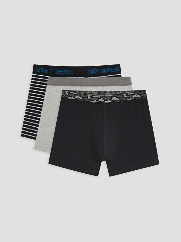LC WAIKIKI Cotton Elastic Men's Boxer 3-pack