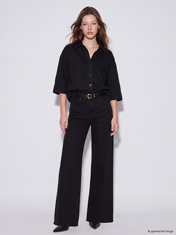LCW Jeans Petite Wideleg Women's Jeans