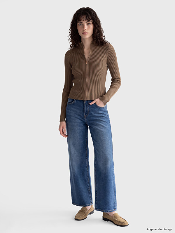 LCW Jeans Lizia Petite Wideleg Jean