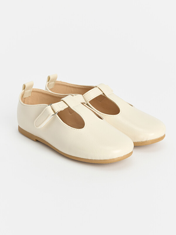 LCW STEPS Faux Leather Girls' Ballet Flats
