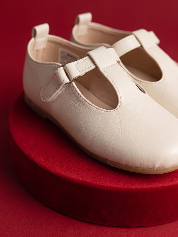 LCW STEPS Faux Leather Girls' Ballet Flats