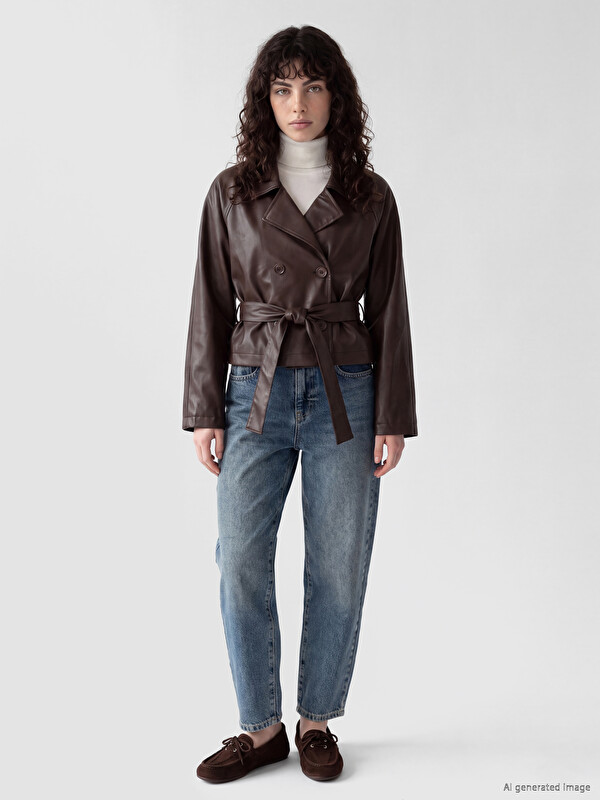 LCW Jeans Petite Barrel Fit Kadın Jean Pantolon