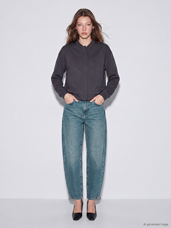 LCW Jeans Petite Barrel Fit Kadın Jean Pantolon