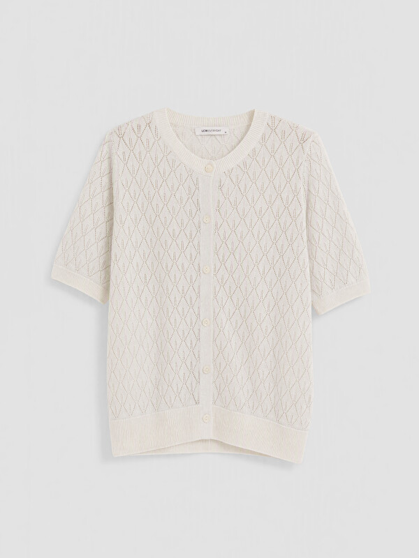 LCW EVERYDAY Woman White Cardigan