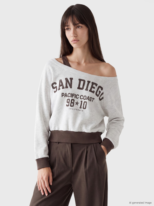 XSIDE Woman Grey Sweatshirt
