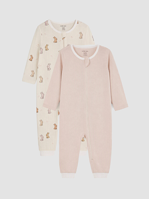 LC WAIKIKI Crew Neck Baby Boys' Jumpsuit 2 Pack