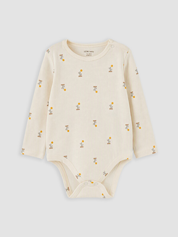 LC WAIKIKI Baskılı Erkek Bebek Çıtçıtlı Body