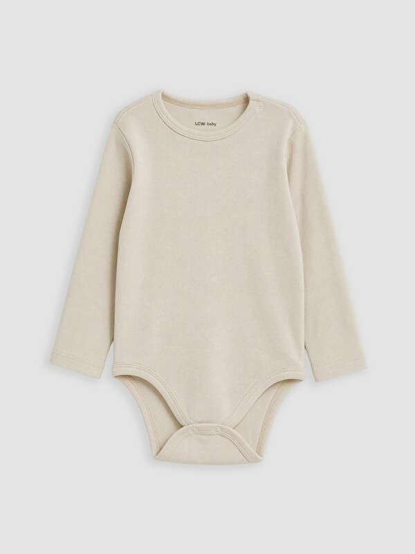 LC WAIKIKI Bisiklet Yaka Erkek Bebek Çıtçıtlı Body