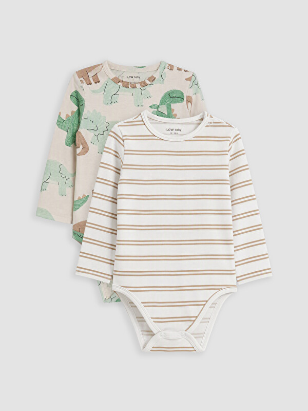 LCW baby Body Imprimat Băiețel 2 Bucăți