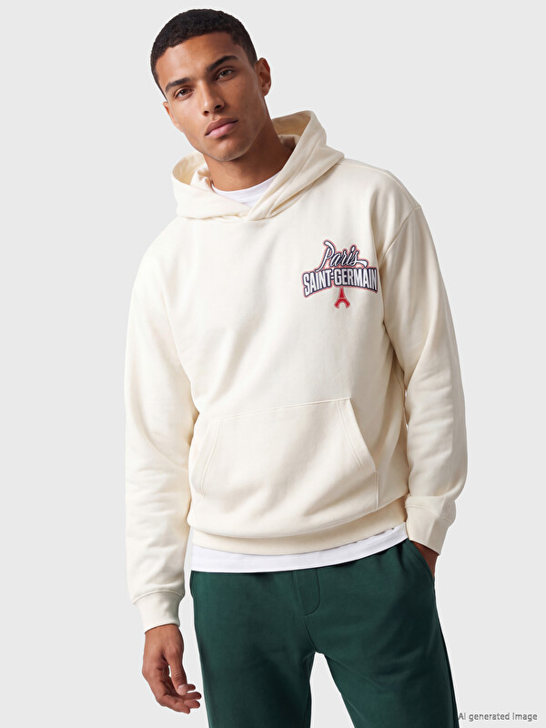 XSIDE ACTIVE Paris Saint-Germain Baskılı Erkek Hoodie