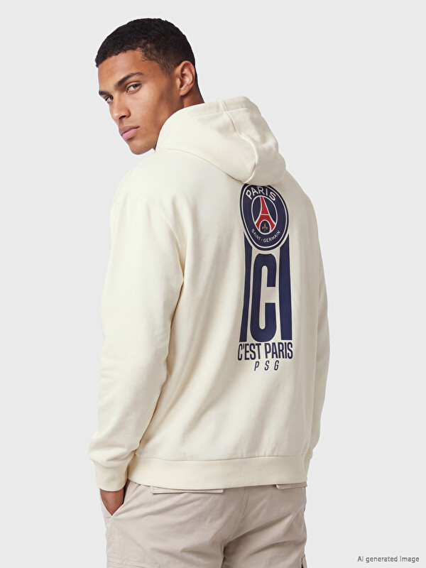 XSIDE ACTIVE Paris Saint-Germain Baskılı Erkek Hoodie