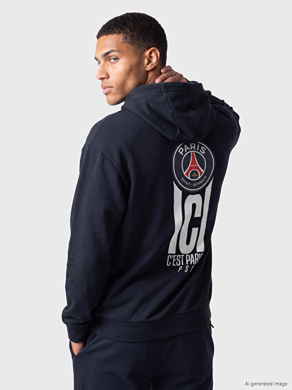 XSIDE ACTIVE Paris Saint-Germain Baskılı Erkek Hoodie
