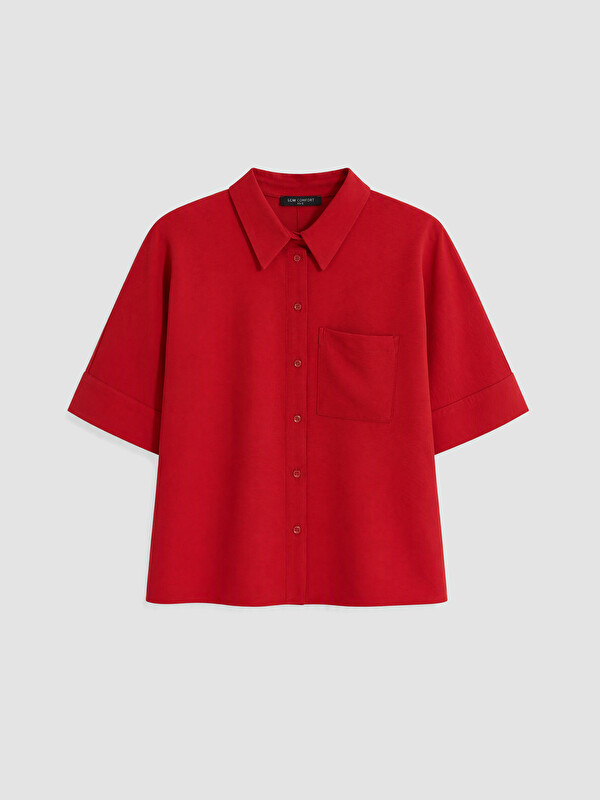 LCW Comfort Loose Fit Kadın Gömlek