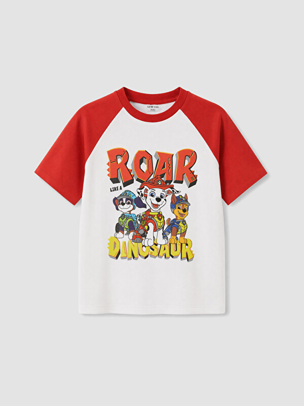 LCW Kids Crew Neck Paw Patrol Printed Boys' T-Shirt