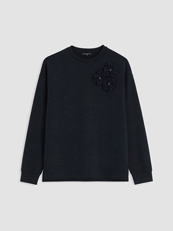LCW Comfort Femër Blu Sweatshirt