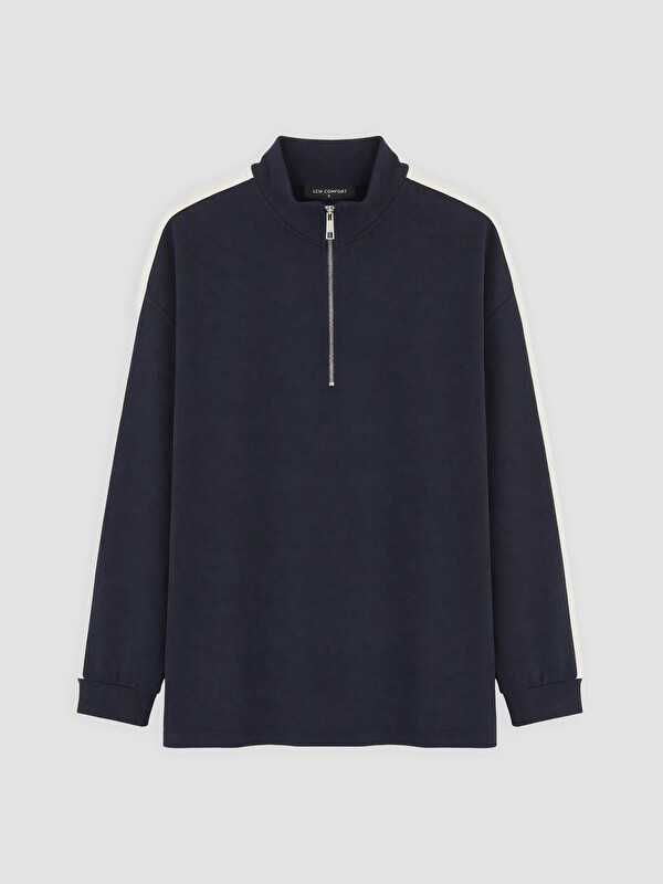 LCW Comfort Mock Neck Soft Touch Women's Sweatshirt