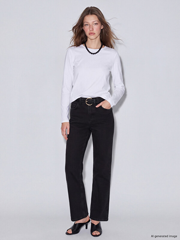 LCW Jeans Petite Straight Fit Women's Jeans
