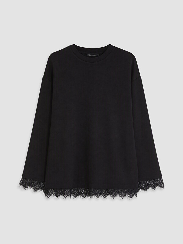 LCW Modest Soft Touch Kadın Sweatshirt Tunik