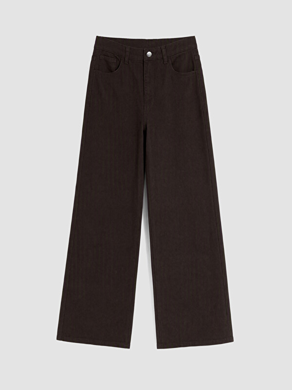 LCW Comfort Yüksek Bel Geniş Paça Kadın Pantolon
