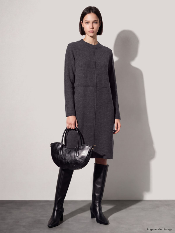 LCW Comfort Crew Neck Dress