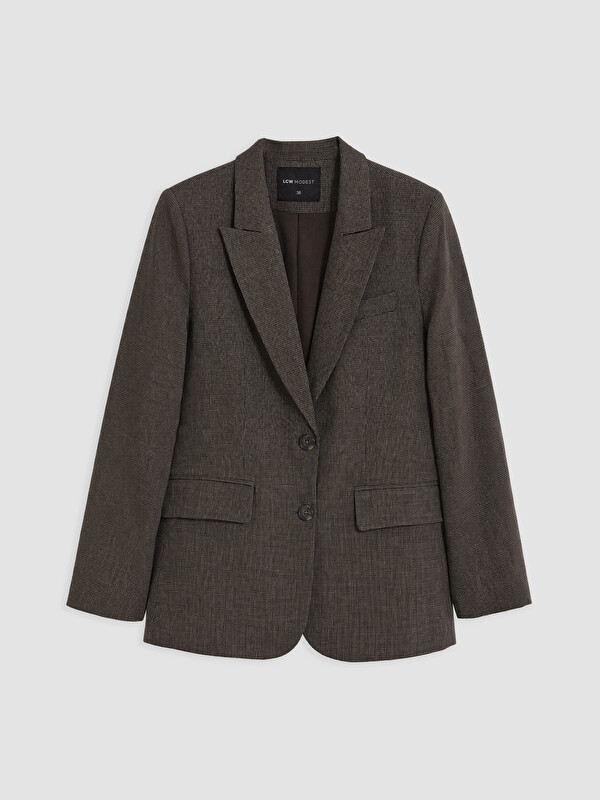 LCW Modest Жена Кафяво Блейзър
