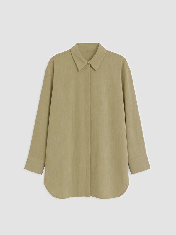 LCW Modest Жена Хаки Туника кошула