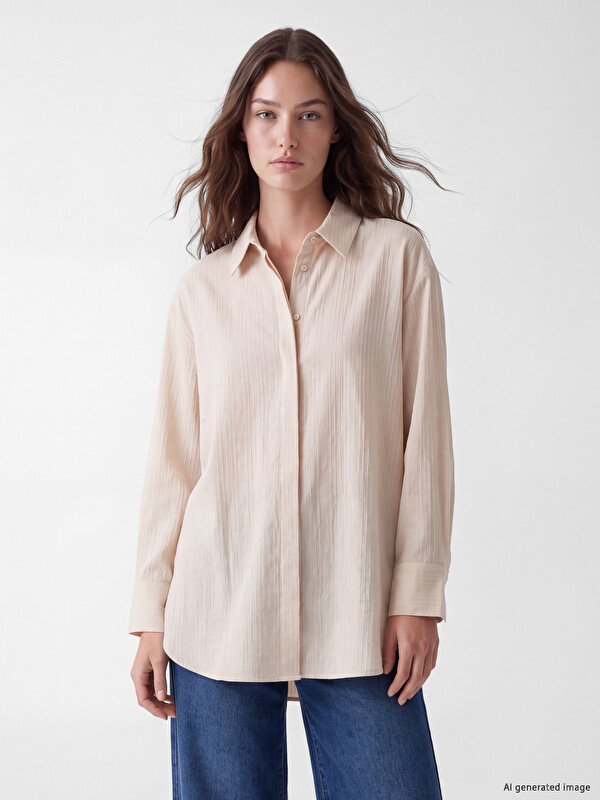 LCW Modest Modal Blended Women's Shirt Tunic