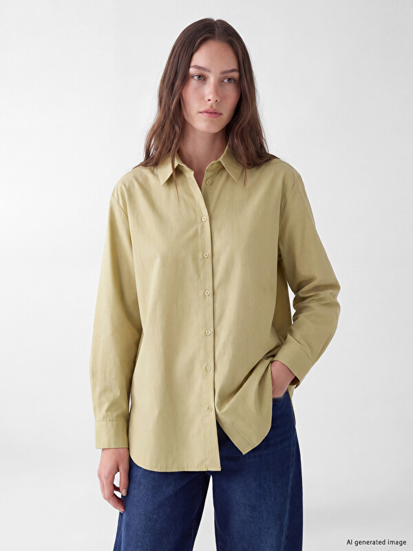 LCW Modest قميص فضفاض للسيدات