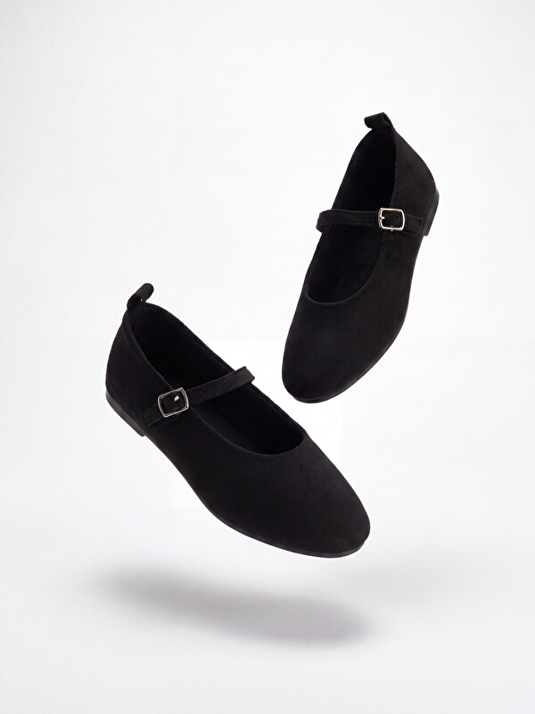 LCW STEPS Faux Suede Girls' Ballet Flats